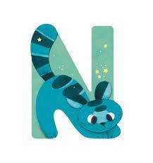 LLETRES DE FUSTA MOULIN ROTY N BLAU | 3575676770221 | 677022 | Llibreria La Gralla | Librería online de Granollers