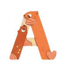 LLETRES DE FUSTA MOULIN ROTY A TARONJA | 3575676770047 | 677004 | Llibreria La Gralla | Librería online de Granollers