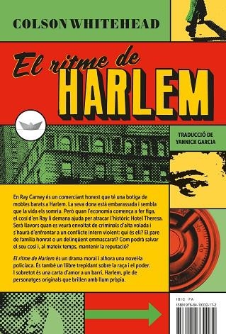 RITME DE HARLEM, EL | 9788419332172 | WHITEHEAD, COLSON | Llibreria La Gralla | Librería online de Granollers