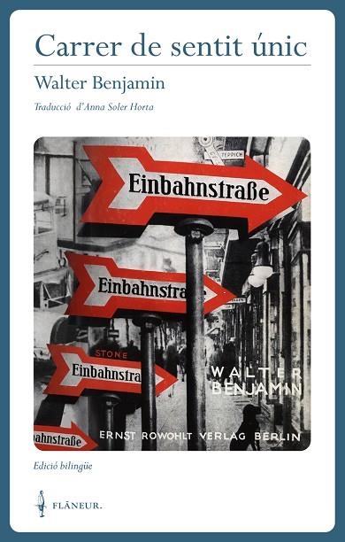 CARRER DE SENTIT ÚNIC | 9788409470969 | BENJAMIN, WALTER | Llibreria La Gralla | Librería online de Granollers