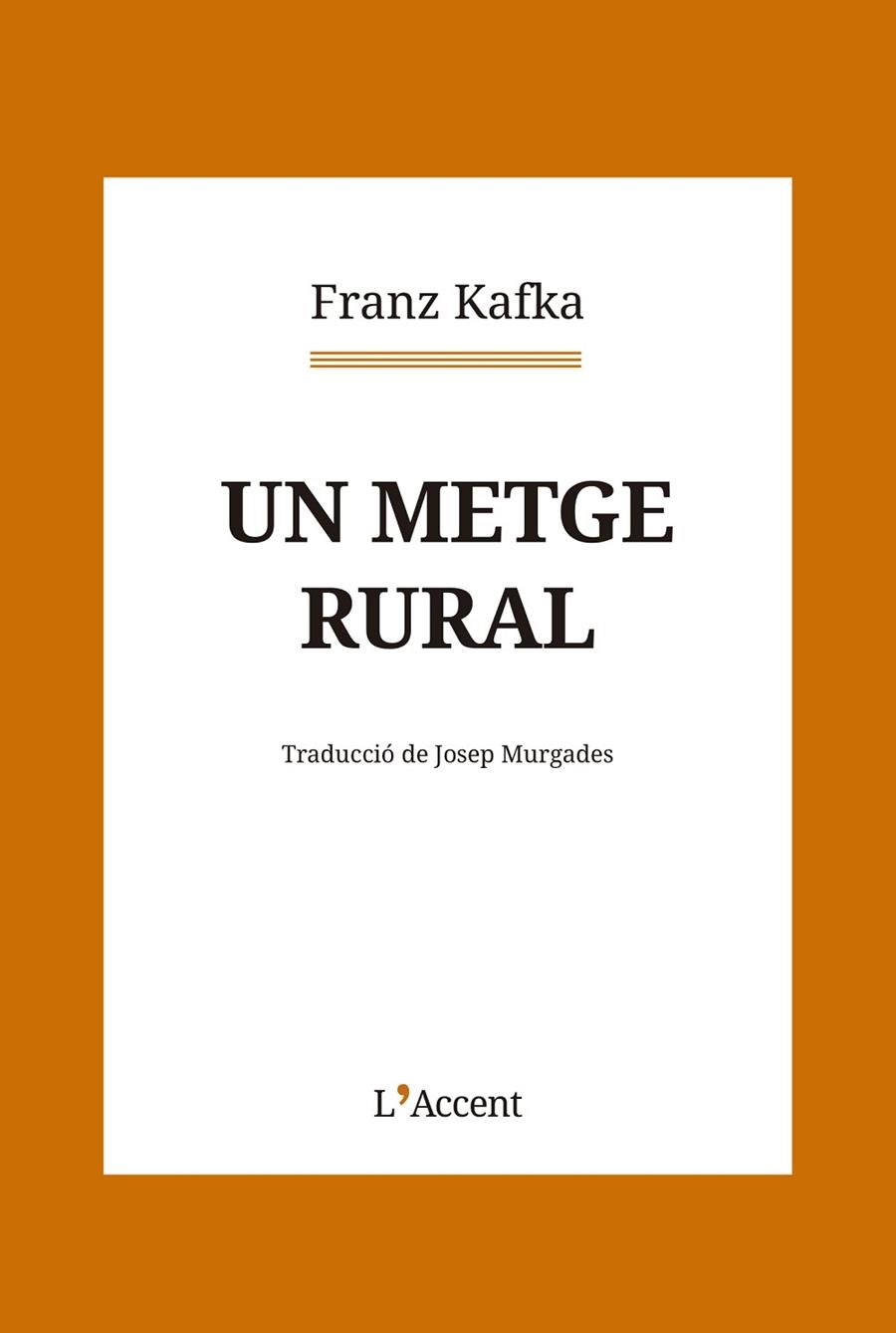 METGE RURAL, UN  | 9788418680281 | KAFKA, FRANZ | Llibreria La Gralla | Llibreria online de Granollers