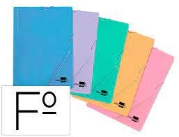 CARPETA DE GOMES LIDERPAPEL FOLI SOLAPES COLORS PASTEL | 8423473052536 | 166148 | Llibreria La Gralla | Llibreria online de Granollers