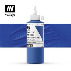 ACRÍLIC STUDIO VALLEJO 200ML 25-BLAU DE COBALT | 8429551220255 | 22025 | Llibreria La Gralla | Librería online de Granollers