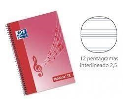 LLIBRETA MUSICA OXFORD 12P FOLI | 8412771028817 | 400118566 | Llibreria La Gralla | Librería online de Granollers
