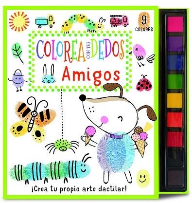 COLOREA CON TUS DEDOS: AMIGOS | 9788468358611 | AAVV | Llibreria La Gralla | Llibreria online de Granollers