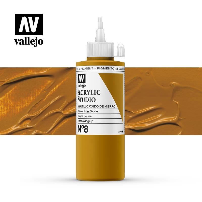 ACRÍLIC STUDIO VALLEJO 200ML 8-OXID FERRO | VAL220088 | 22008 | Llibreria La Gralla | Librería online de Granollers