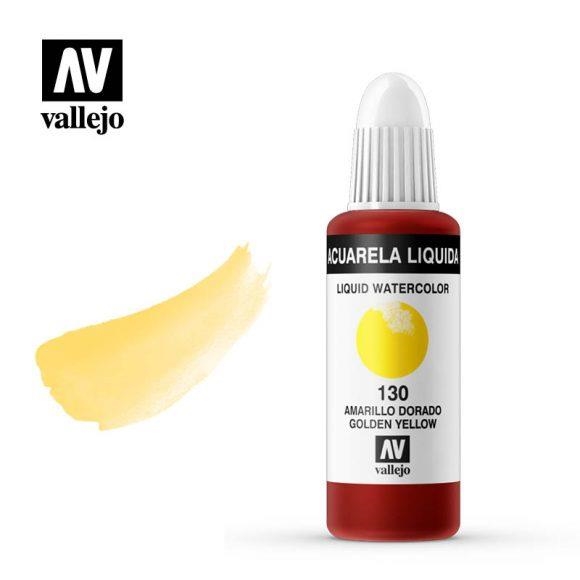 AQUAREL. LÍQUIDA VALLEJO 32ML 130-GROC DAURAT | VAL331302 | 331302 | Llibreria La Gralla | Librería online de Granollers