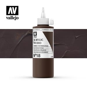 ACRILIC STUDIO VALLEJO 200ML 18-OMBRA TORRADA | VAL220187 | 220187 | Llibreria La Gralla | Librería online de Granollers