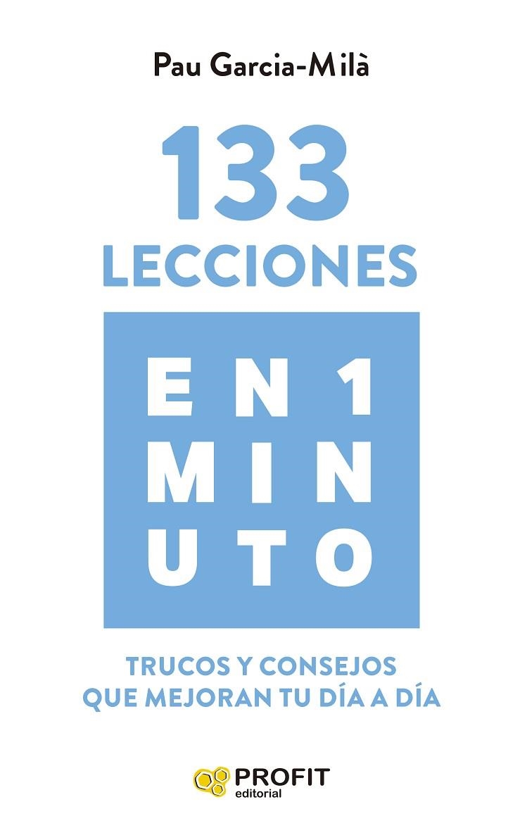 133 LECCIONES EN 1 MINUTO | 9788419212740 | GARCIA-MILÀ, PAU | Llibreria La Gralla | Librería online de Granollers
