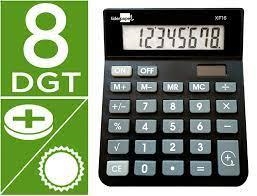 CALCULADORA LIDERPAPEL SOBRETAULA XF16 8 DIGITS  | 8423473040755 | 163481 | Llibreria La Gralla | Llibreria online de Granollers