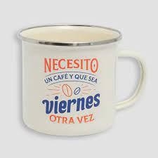 TASSA METÀL·LICA MR. WONDERFUL NECESITO UN CAFÉ Y QUE SEA VIERNES OTRA VEZ | 8445641024312 | 8445641024312 | Llibreria La Gralla | Llibreria online de Granollers