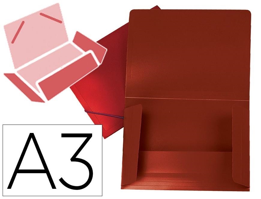 CARPETA A3 GOMES PLASTIC VERMELLA | 8423473001015 | 10901 | Llibreria La Gralla | Librería online de Granollers
