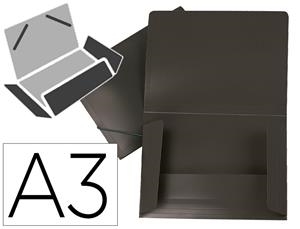 CARPETA A3 GOMES PLASTIC NEGRA | 8423473108998 | 10899 | Llibreria La Gralla | Llibreria online de Granollers