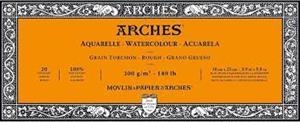 BLOC AQUAREL.LA ARCHES GRA GRUIXUT 300 GRM 10X25CM 100% COTO | 3700417114488 | A1795081 | Llibreria La Gralla | Llibreria online de Granollers