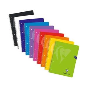 LLIBRETA A4 CLAIREFONTAINE 5 COLORS 120 F 5X5 PLASTIC | 3037925987533 | 598753C | Llibreria La Gralla | Llibreria online de Granollers