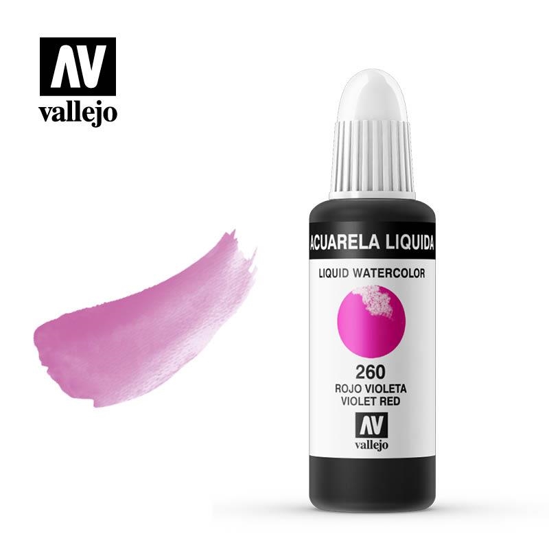 AQUAREL. LÍQUIDA VALLEJO 32ML 260-VERMELL VIOLETA | VAL332606 | 332606 | Llibreria La Gralla | Llibreria online de Granollers