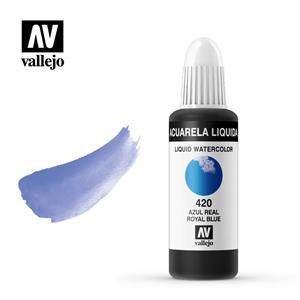 AQUAREL. LÍQUIDA VALLEJO 32ML 420-BLAU REIAL | VAL334204 | 334204 | Llibreria La Gralla | Llibreria online de Granollers