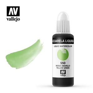 AQUAREL. LÍQUIDA VALLEJO 32ML 550-VERD GROC | VAL335508 | 335508 | Llibreria La Gralla | Librería online de Granollers