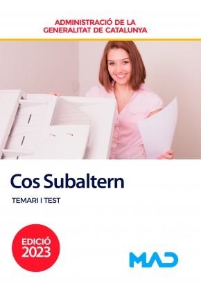 COS SUBALTERN. TEMARI I TEST | 9788414270523 | VV.AA | Llibreria La Gralla | Llibreria online de Granollers