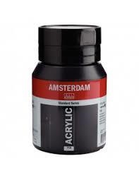 ACRILIC AMSTERDAM 500ML NEGRE ÒXID | 8712079044350 | 17727352 | Llibreria La Gralla | Llibreria online de Granollers
