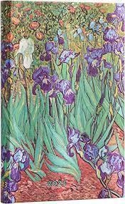 AGENDA 13 MESOS 2023-2024 PAPERBLANKS VAN GOGH`S IRISES MIDI HOR SV | 9781439795620 | DS9562-0 | Llibreria La Gralla | Llibreria online de Granollers