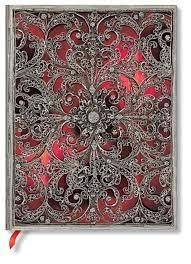 LLIBRETA PAPERBLANKS SILVER FILLIGREE FLEXI ULTRA LINED | 9781439794012 | PB FB9401-2 | Llibreria La Gralla | Librería online de Granollers
