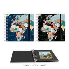 ALBUM FOTOS SENFORT 25X25CM MAPA MUNDI ESPIRAL  | 8412885216742 | ANF19324231 | Llibreria La Gralla | Librería online de Granollers