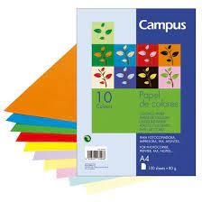 PAPER CAMPUS A4 80G 10 COLORS  | 8426307135986 | 040970 | Llibreria La Gralla | Librería online de Granollers