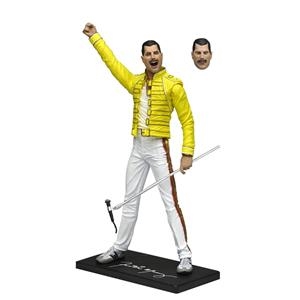 FREDDIE MERCURY (YELLOW JACKET) SCALE ACTION FIG. 18 CM FREDDIE MERCURY RE-RUN | 0634482420669 | NECA | Llibreria La Gralla | Llibreria online de Granollers