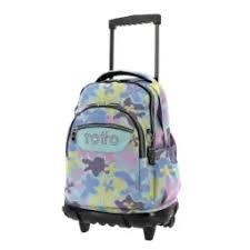 MOTXILLA TOTTO RODES MORRAL RUE BOMPER BLAU CEL ESTAMPAT FLORS | 7704758727242 | MA03ECO006-2316P-6JS | Llibreria La Gralla | Librería online de Granollers