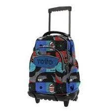 MOTXILLA TOTTO RODES MORRAL RUE BOMPER ESTAMPAT BLAU I VERMELL | 7704758711098 | MA03ECO006-2310P-6JP | Llibreria La Gralla | Librería online de Granollers