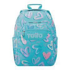 MOTXILLA TOTTO MORRAL ACUARELES BLAU CLAR I CORS | 7704758727419 | MA04ECO021-2310N-6JT | Llibreria La Gralla | Llibreria online de Granollers