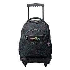 MOTXILLA TOTTO RODES MORRAL RUE BOMPER NEGRE PUNTETS COLORS | 7704758711074 | MA03ECO006-2310P-5C6 | Llibreria La Gralla | Llibreria online de Granollers