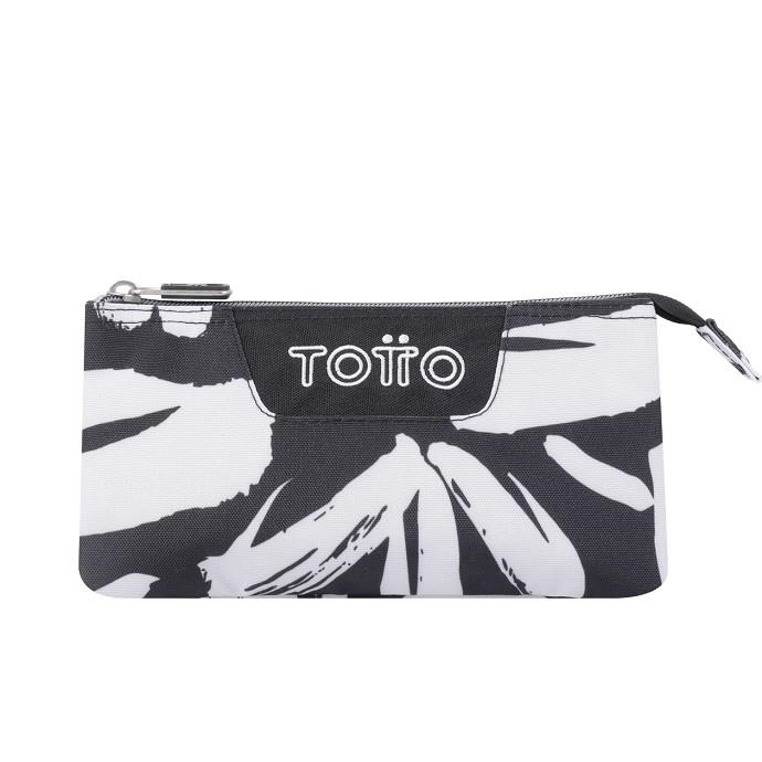 PORTATOT TOTTO TABLERO NEGRE FLORS BLANQUES | 7704758621069 | AC52ECO012-2220Z-4CG | Llibreria La Gralla | Librería online de Granollers