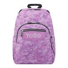 MOTXILLA TOTTO ACUARELES CAMUFLATGE LILA | 7704758727488 | MA04ECO021-2316N-9I8 | Llibreria La Gralla | Llibreria online de Granollers