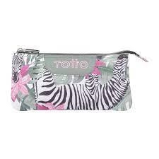 PORTATOT TOTTO TABLERO FLORS I ZEBRA | 7704758727020 | AC52ECO012-2310Z-4HW | Llibreria La Gralla | Librería online de Granollers