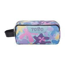 PORTATOT TOTTO AGAPEC BLAU CLAR I FLORS | 7704758710053 | AC52ECO009-2316Z-6JS | Llibreria La Gralla | Librería online de Granollers