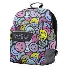 MOTXILLA TOTTO RAYOL EMOJI COLORS | 7704758711456 | TOTMA04ECO0022310N6JR | Llibreria La Gralla | Llibreria online de Granollers