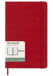 AGENDA 18 MESOS 2023-2024 MOLESKINE L VERMELLA TAPA DURA S/V | 8056598856927 | Llibreria La Gralla | Llibreria online de Granollers