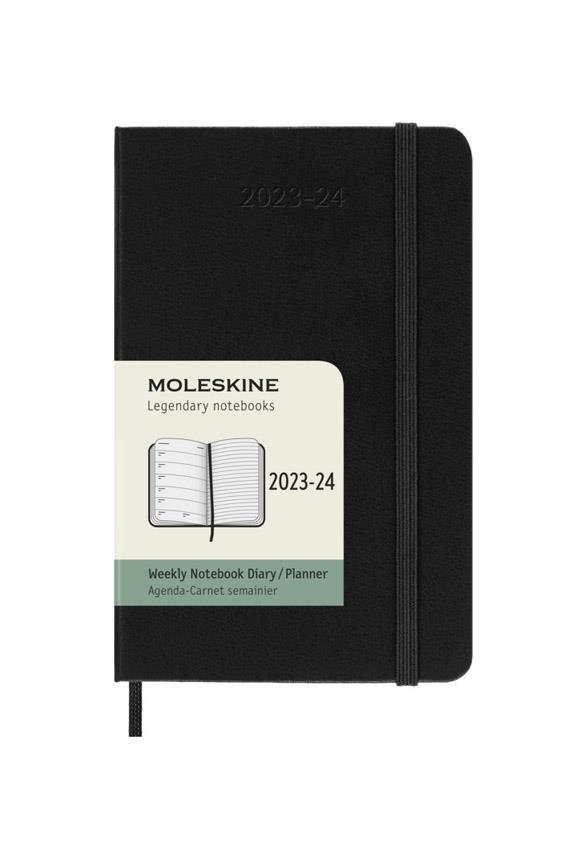 2023-2024 SEMANAL P NEGRA TAPA DURA | 8056598856972 | MOLESKINE | Llibreria La Gralla | Llibreria online de Granollers
