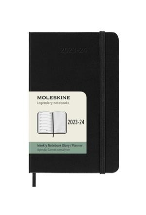 2023-2024 SEMANAL P NEGRA TAPA DURA | 8056598856972 | MOLESKINE | Llibreria La Gralla | Llibreria online de Granollers