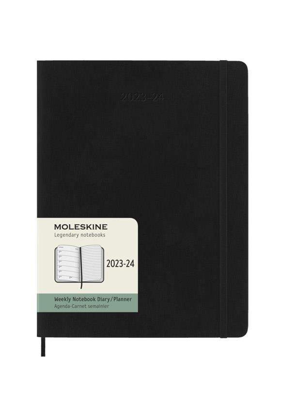 2023-2024 SEMANAL XL NEGRA TAPA BLANDA | 8056598857030 | MOLESKINE | Llibreria La Gralla | Llibreria online de Granollers
