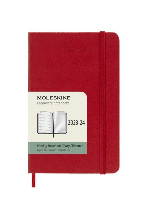 2023-2024 SEMANAL P  ROJA TAPA DURA | 8056598856989 | MOLESKINE | Llibreria La Gralla | Llibreria online de Granollers