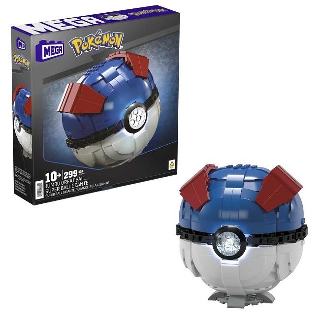 JUMBO GREAT BALL MEGA CONSTRUX 299 PIEZAS POKEMON | 1947351333144 | MATTEL | Llibreria La Gralla | Llibreria online de Granollers