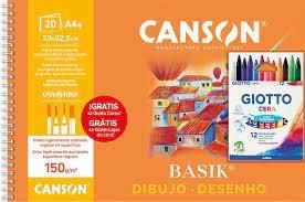 BLOC CANSON 150G 20F + COLORS GIOTTO REGAL | 3148950089144 | C650106000 | Llibreria La Gralla | Llibreria online de Granollers