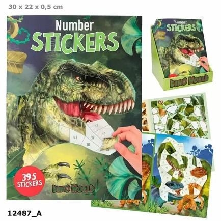 QUADERN TOP MODEL DINO WORLD STICKERS NUMBERS | 4010070648671 | TOP12487 | Llibreria La Gralla | Librería online de Granollers
