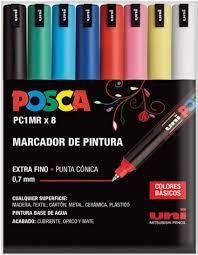 RETOLADORS 8 UN POSCA PC 1MR BASIC | 8435009951725 | 182634684 | Llibreria La Gralla | Librería online de Granollers