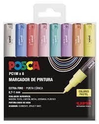 RETOLADORS 8 UN POSCA PC 1M BASIC PASTEL | 8435009954856 | 182634848 | Llibreria La Gralla | Librería online de Granollers