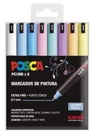 RETOLADORS 8 UN POSCA PC 1MR BASIC PASTEL | 8435009954849 | 182634847 | Llibreria La Gralla | Librería online de Granollers