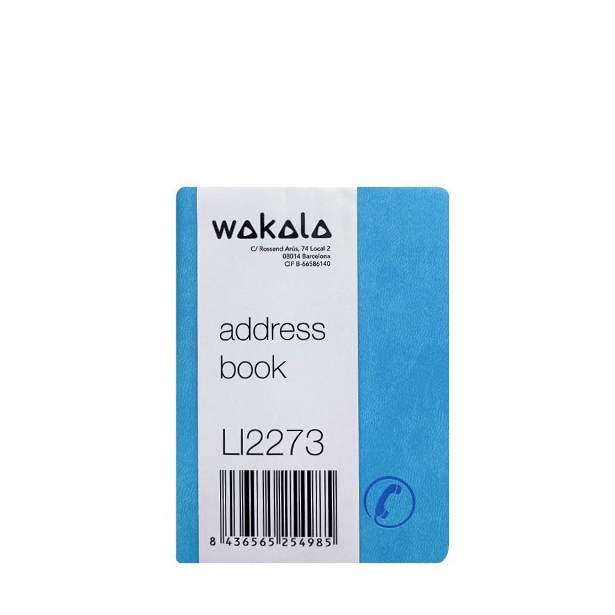 LLIBRETA TELÈFONS WAKALA A7 COLORS | 8436565254985 | LI2273 | Llibreria La Gralla | Llibreria online de Granollers